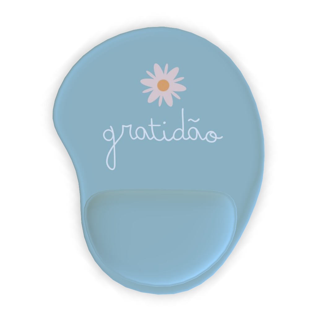 Mouse Pad com apoio - acessório informática computador, neopreme com emborrachado, estampas impressão digital