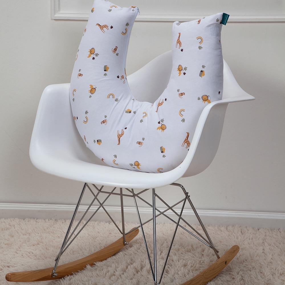 Almofada Amamentação 100% Algodão 200 Fios Super Macia e Confortável Estampa Fofa