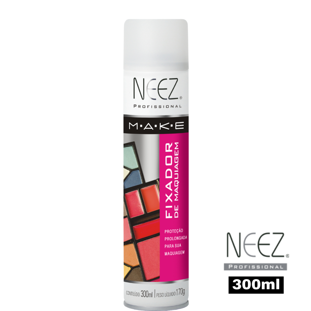 Fixador De Maquiagem Profissional 300ml Neez Spray Hidrata a Pele em Oferta na Shopee