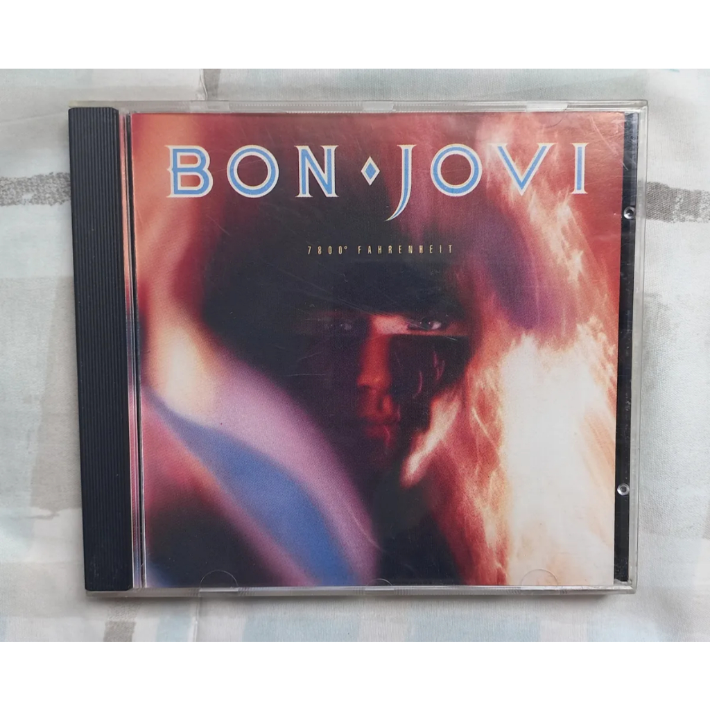 Cd Bon Jovi 7800 Fahrenheit Br Primeira Tiragem sem codigo de barras Raro Original