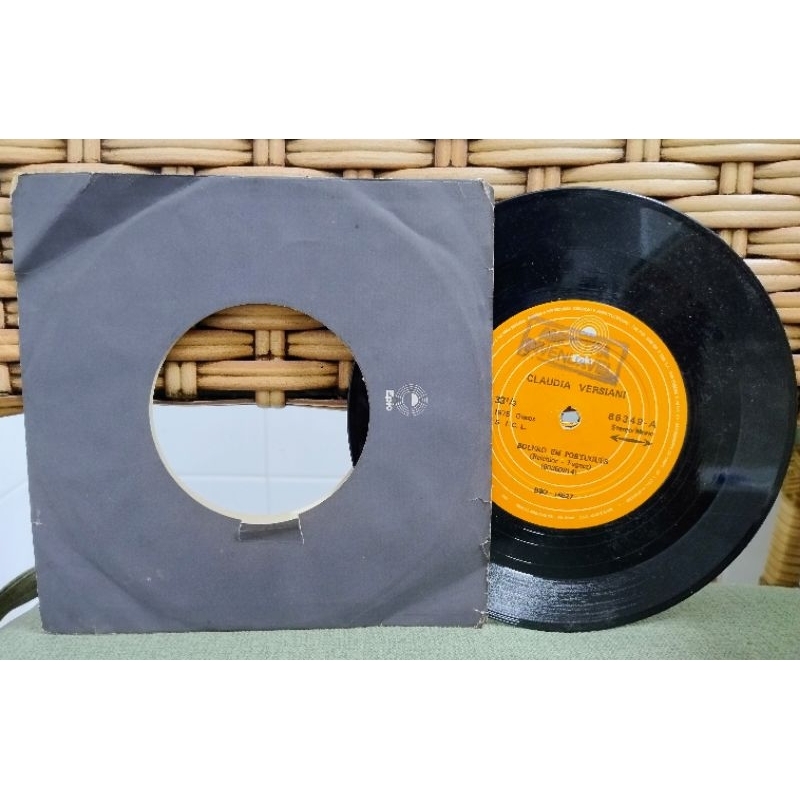 compacto 7" Claudia Versiani - Bolero Em Português - Você e Tu - Belchior Bendengó - vinil 1978