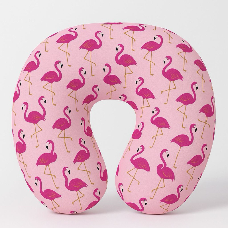 Almofada encosto de pescoço para viagem estampa masculina feminina e infantil macio e confortável