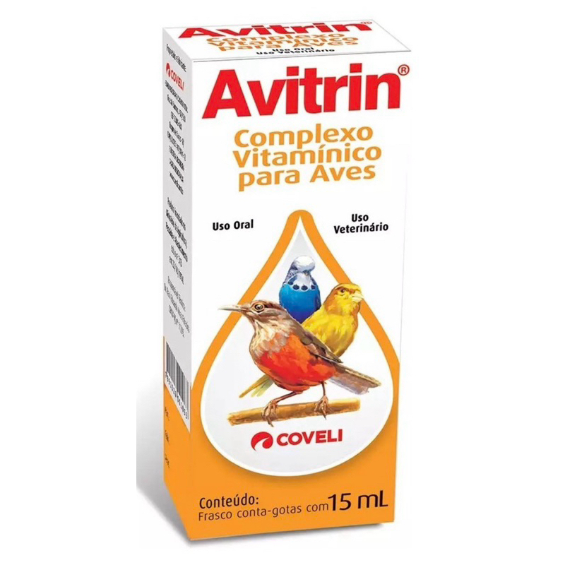 AVITRIN COMPLEXO VITAMÍNICO 15ML PARA AVES em Oferta na Shopee