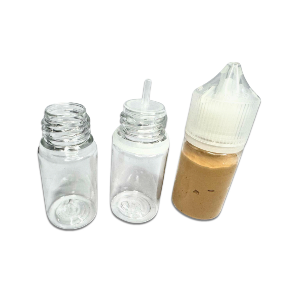 20x Embalagens Conta Gota 30ml Transparente  | Tampa Auto-Lacrável com Trava Infantil | Cremes Óleos em Oferta na Shopee