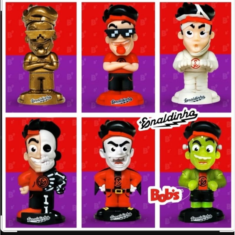Bonecos  Enaldinho: Bobs Cabeçudinhos 2025 (Originais e Lacrados) Complete sua coleção. em Oferta na Shopee