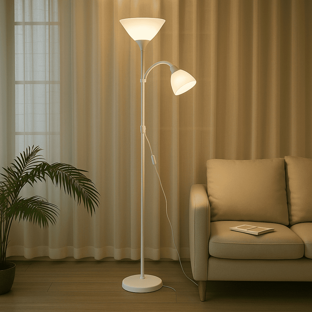 Luminaria Abajur Led De Cupula Vintage Piso Chão Mesa Para Sala Quarto Em Criado Mudo Cabe...