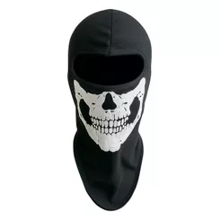 Touca Ninja Modelo Balaclava Capuz Algodão Preta UV50