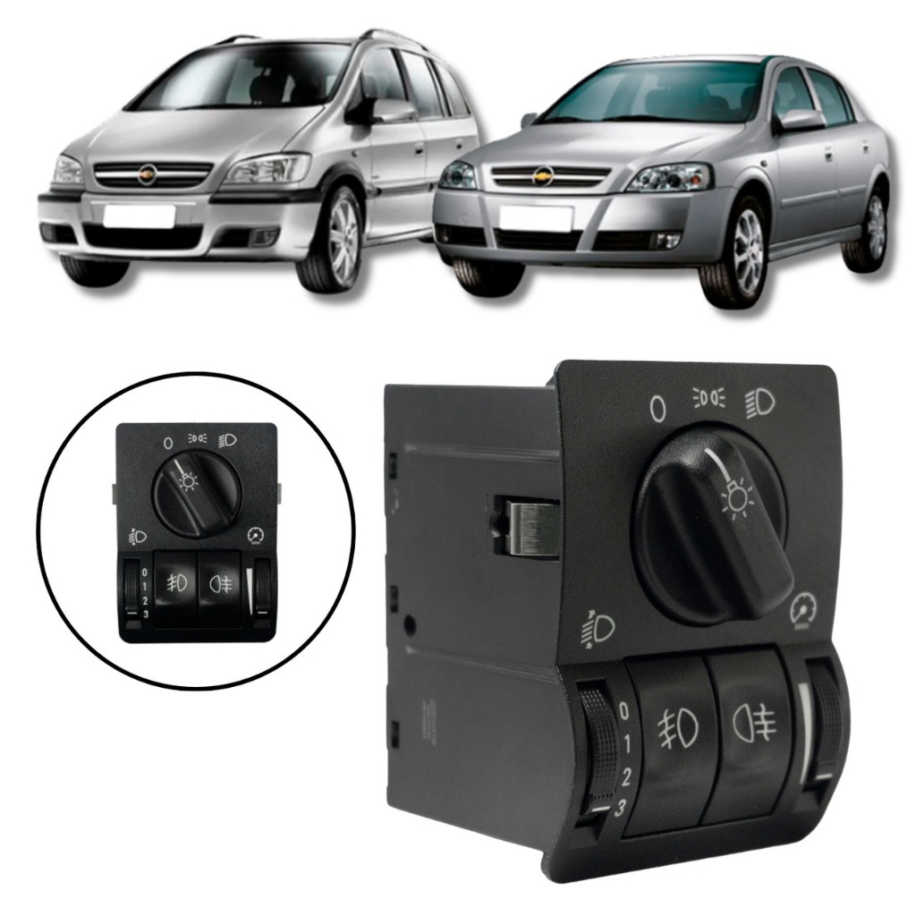 BOTÃO CHAVE DE LUZ FAROL GM ASTRA 1999/2012 ZAFIRA