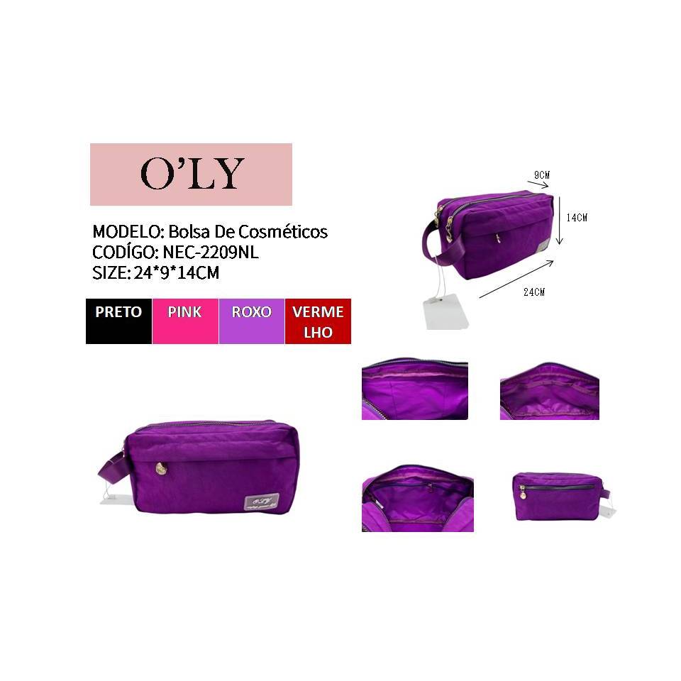 Bolsa de Cosméticos O'LY Necessaire de Viagem Organizadora 4 Tipos de Material Impermeável em Oferta na Shopee