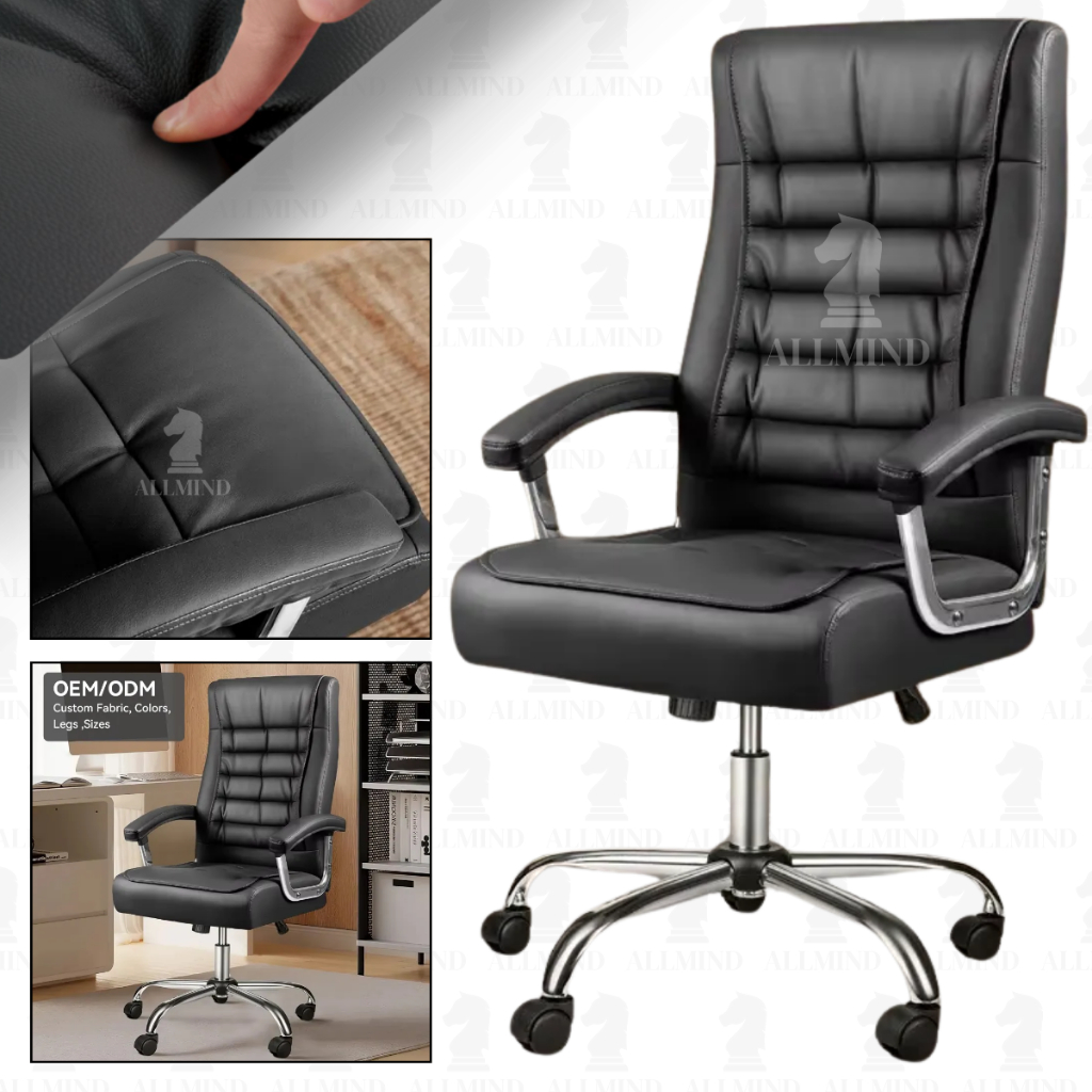 Cadeira De Escritorio Ergonomica Giratoria Secretaria Com Braço Regula Altura Poltrona Secretaria Executiva Courino