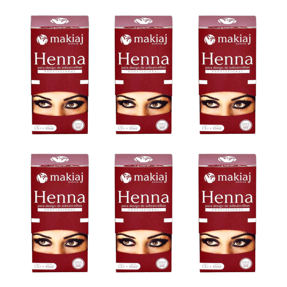 HENNA PARA SOBRANCELHA - MAKIAJ em Oferta na Shopee
