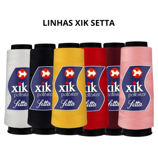 Linha p/ Costura Setta XIK 120 - 2000j COR 278  À 491