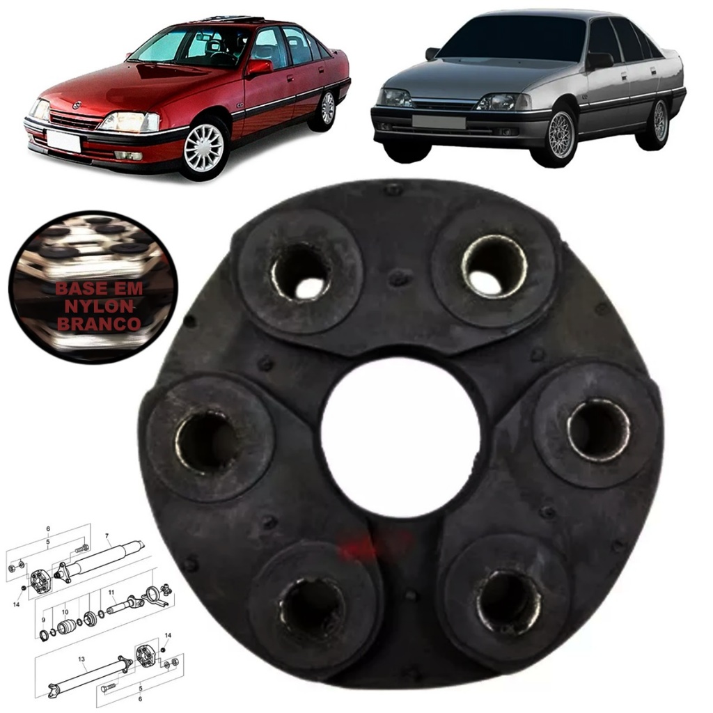 Bolachão Calço do Cardan GM Chevrolet Omega 2.0 2.2 4 Cilindros 1992 1993 1994 1995 1996 1997 1998 em Oferta na Shopee