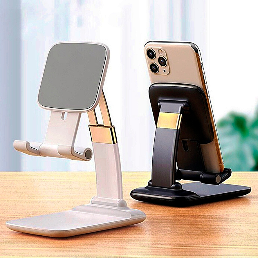 Suporte Para Celular e Tablet Portátil de Mesa Ajustável Articulado Universal