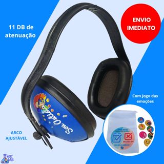 Abafador de Barulhos para Autistas Proteção Infantil Som 11Db em Oferta na Shopee