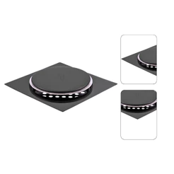 Ralo Click Inteligente para piso 15x15cm Preto Fosco Black Matte Click Up Super Luxo - Promoção