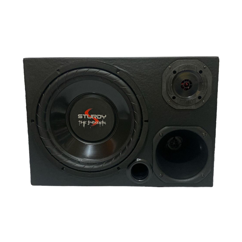 Caixa de Som Trio 12 Polegadas Sturdy Passiva 540 Watts RMs Black em Oferta na Shopee