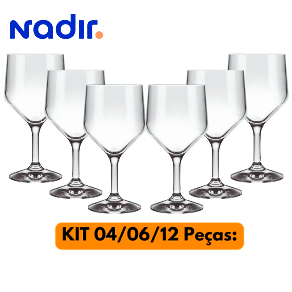 Jogo Kit 04/06/12 Taças Vidro Buffet 260ML Vinho Água Suave Grande Eventos Restaurante Hotel em Oferta na Shopee