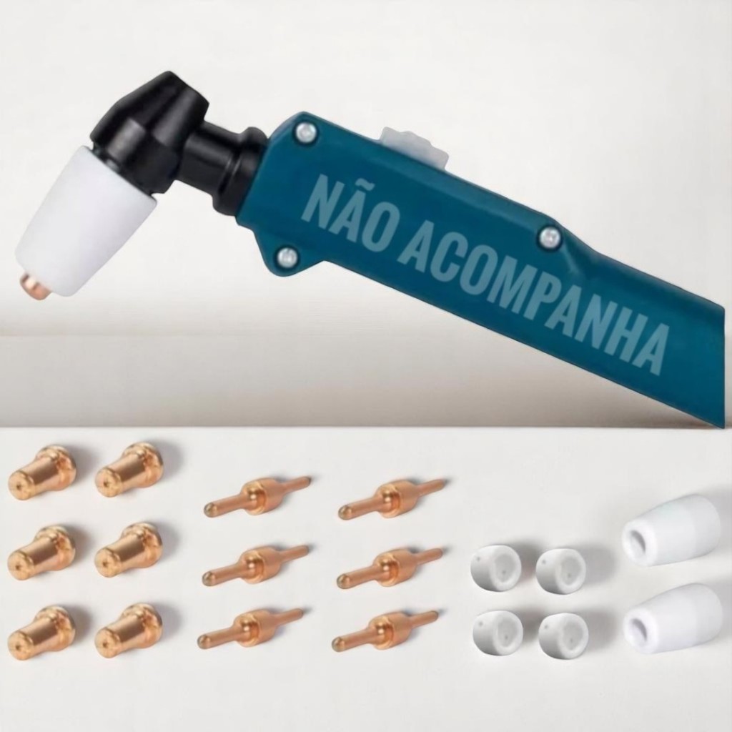 Kit Tocha Corte Plasma Pt31 Cut40, V8, Weld Vision - 18 Pçs