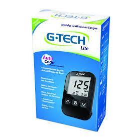 Kit Medidor de Glicose G-TECH Lite Completo em Oferta na Shopee