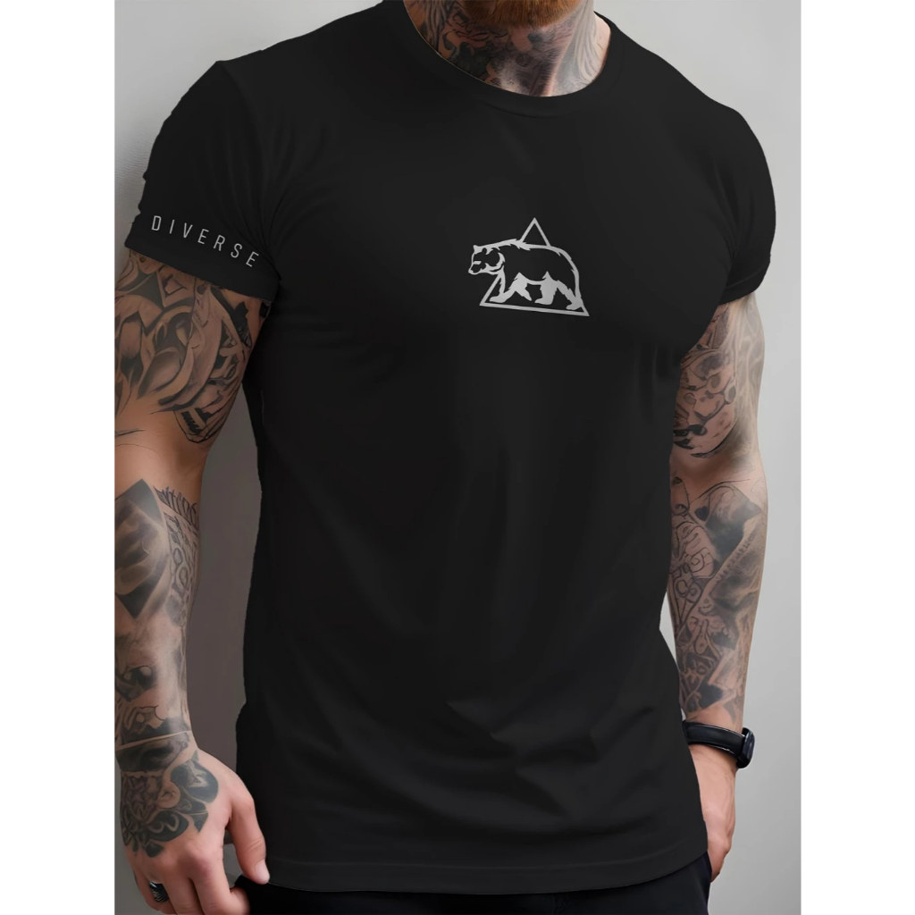 CAMISA CAMISETA T-SHIRT ESTILOSA DIVERSAS BEAR 100% ALGODÃO UNISSEX