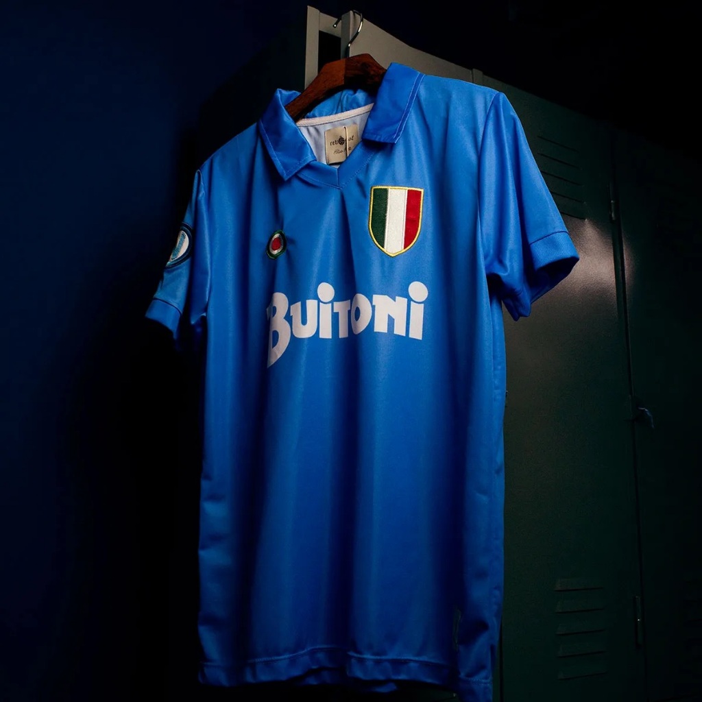 Camisa Napoli Retrô 1987 Masculina Oficial em Oferta na Shopee