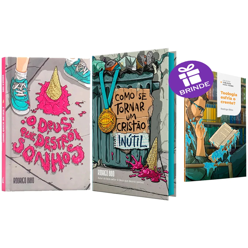 Livro Como Se Tornar Um Cristão Inútil + O Deus Que Destrói Sonhos | Rodrigo Bibo - Books & Magazines