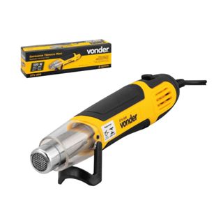 Soprador térmico mini Cor Amarelo STV500 VONDER em Oferta na Shopee
