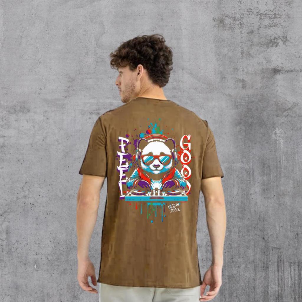 Camiseta Estampada Panda Streetwear Camisa Manfinity Estilo