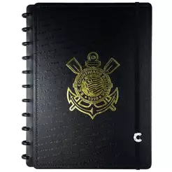 Caderno Inteligente, Grande, (215x280mm), Corinthians Fiel, 80 Folhas