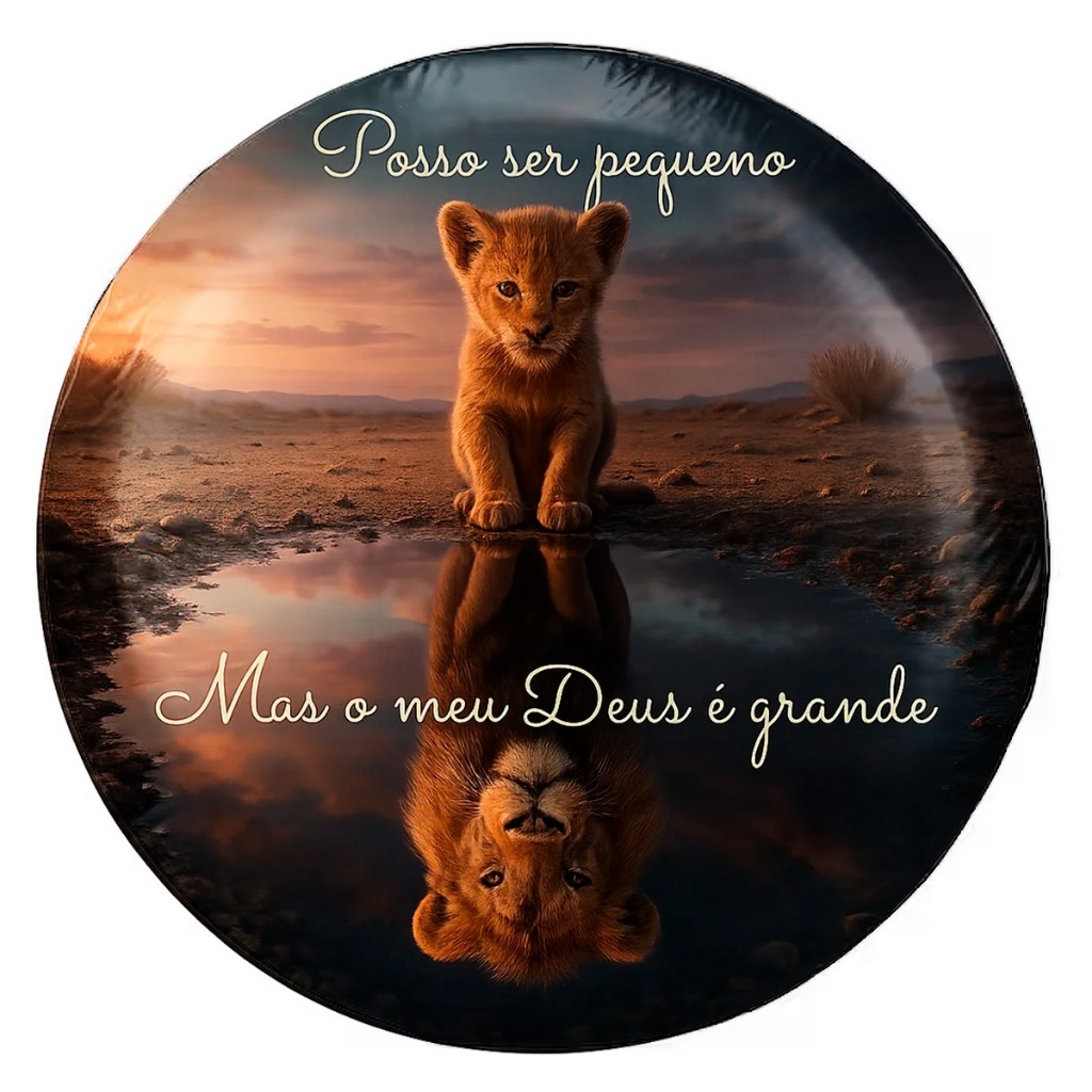 Capa de Estepe para Ecosport Crossfox Leão em Oferta na Shopee