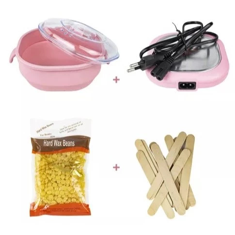 Aquecedor De Cera Rosa Dobrável Portátil De Silicone Bivolt