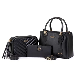 Kit Bolsas Feminina Transversal e de Ombro com Carteira Mini