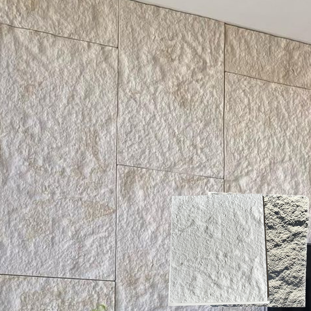 Fôrma 3d Pedra Natural Moledo Grande 50x43,5cm Molde para Gesso/Cimento/Concreto 563