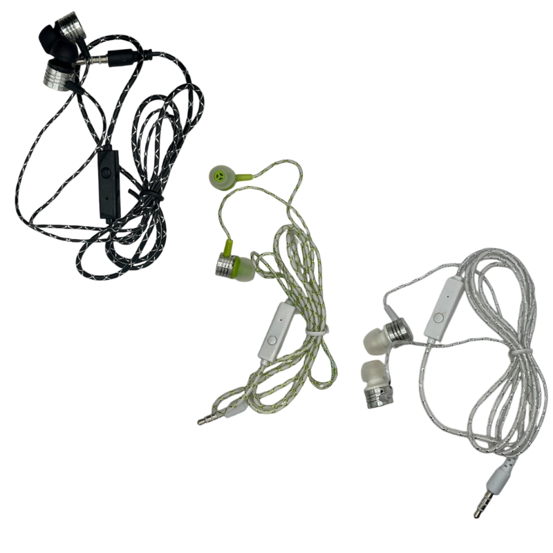 Fone de Ouvido FON03 Intra Auricular C/ Fio Entrada P2 Microfone Controle de Musica Cores Variadas em Oferta na Shopee