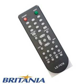 Controle Compatível Dvd Britânia Fama 6 Le-7479 FBG 7479 em Oferta na Shopee
