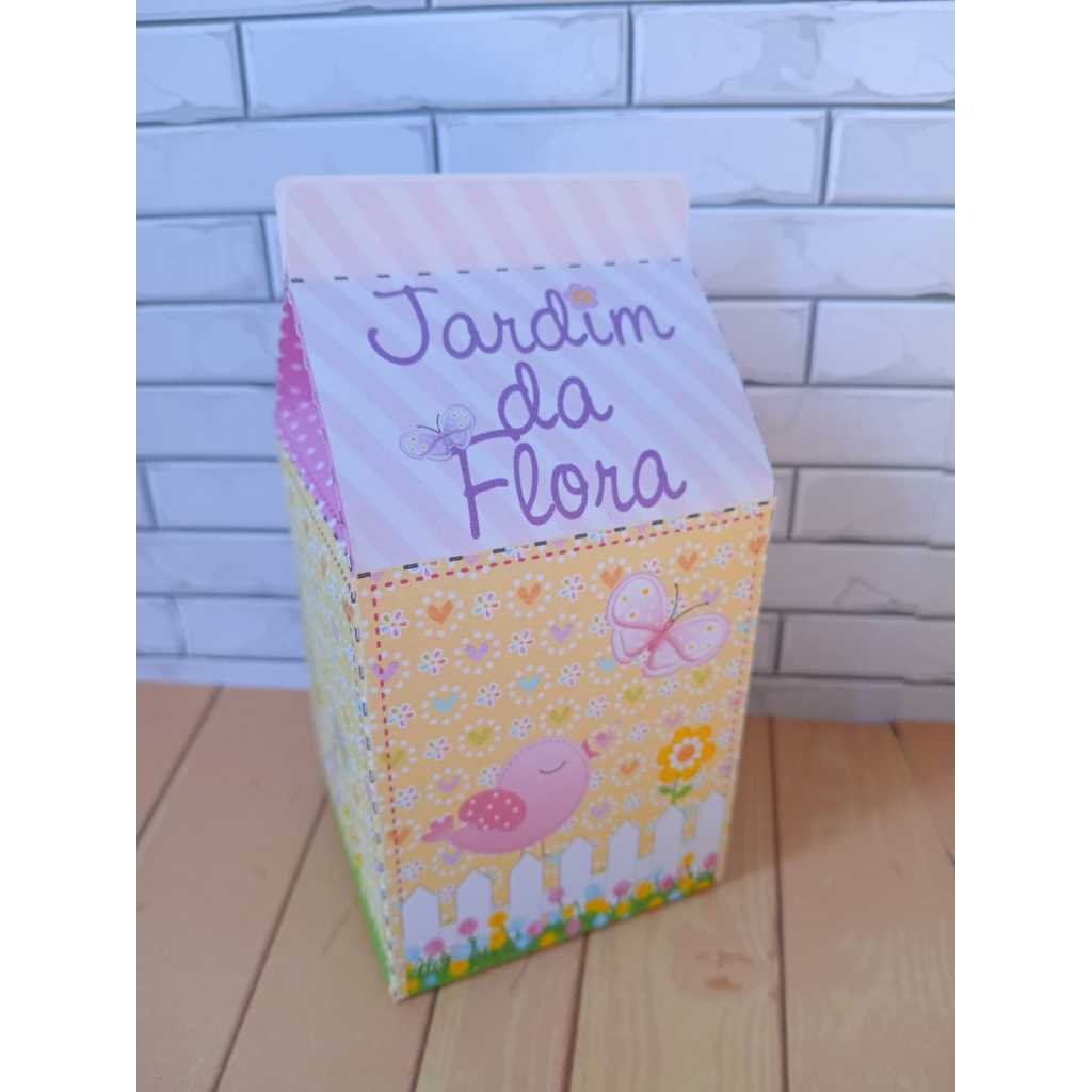Caixinhas Personalizados Jardim Encantado Lembrancinhas Caixinhas para Festa PEGUE E MONTE