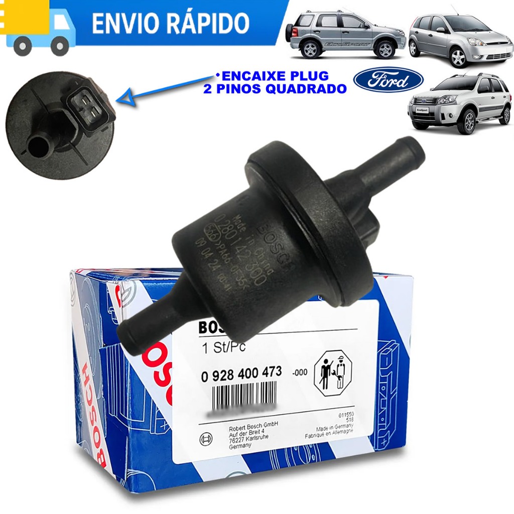Valvula Canister Do Combustivel Ford Fiesta Ecosport  1.6 1s659c915aa Original BOSCH Novo c/ NFe
