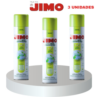 JIMO Limpa BOX BANHEIRO Spray JIMO 400ml Limpeza Profunda em Oferta na Shopee