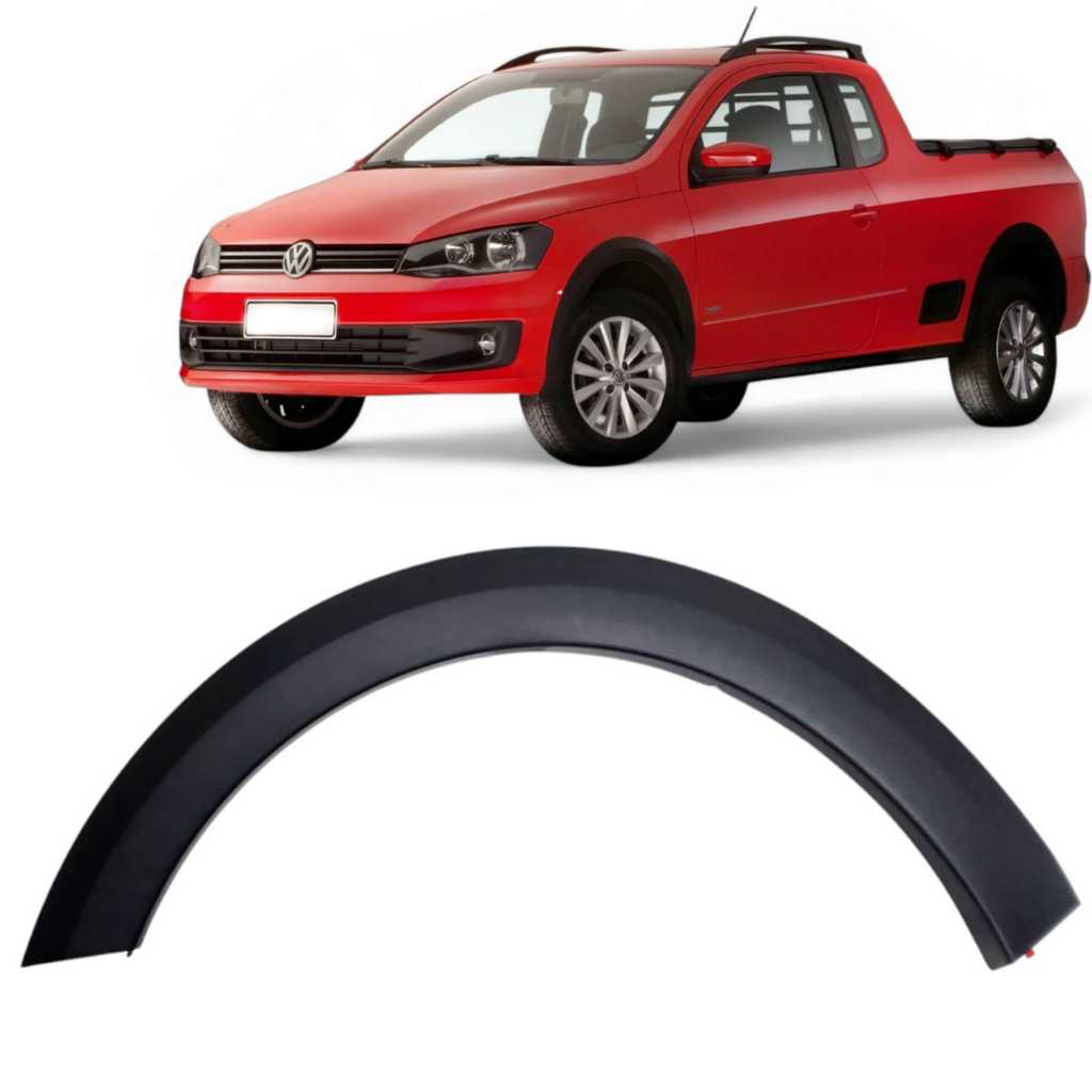 Aplique Friso Paralama Dianteiro Saveiro Trend Trooper 2014 2015 2016 Lado Esquerdo Original