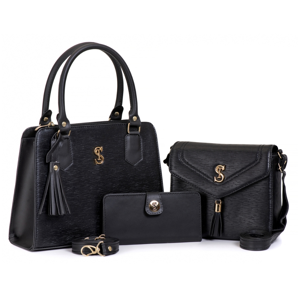 Kit Bolsa Tote Transversal com Alça Ajustável e Bolsa Tiracolo Lançamento Com Carteira em Oferta na Shopee