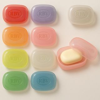 Kit C/30 Saboneteira Redonda Compacta, Resistente e Prática Protege e Conserva o Sabonete em Oferta na Shopee