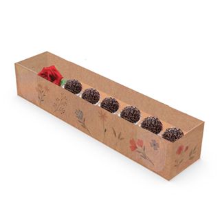 20 CAIXA FLOR E DOCES DIA DAS MÃES FLORES DO CAMPO 32X7X6 cm 5463  (IDEIA MÃES 2025) em Oferta na Shopee