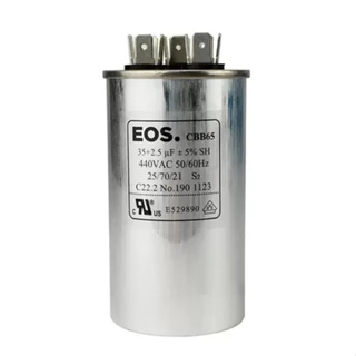 Capacitor Duplo 35+2,5uf 240v 380v 440vac Para Ar Condicionado Split em Oferta na Shopee