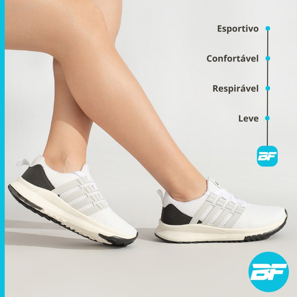 Tênis Feminino Esportivo Leve para Caminhada e Academia Confortável BF Shoes Max