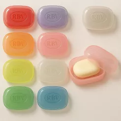 Kit Atacado 100 Saboneteira Portátil – Leve Resistente Ideal para Kit Higiene Lembrancinhas, Brindes