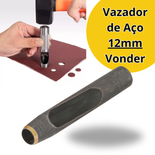 Furador Vazador 12mm Aço Couro Eva Junta Papelao Vonder Perfurador Aço 12mm Ferramenta P Fazer Furos em Oferta na Shopee
