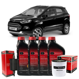 Kit Revisão 5w30 FORD Motorcraft + Filtro Óleo FORD + Filtro Combustível FORD  Ecosport 1.6 Sigma em Oferta na Shopee