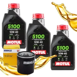 Troca de Óleo P/ Kawasaki Z300 Z400 Z650 Versys 650 Ninja 400 Ninja 300 Motul 10w40 + Filtro