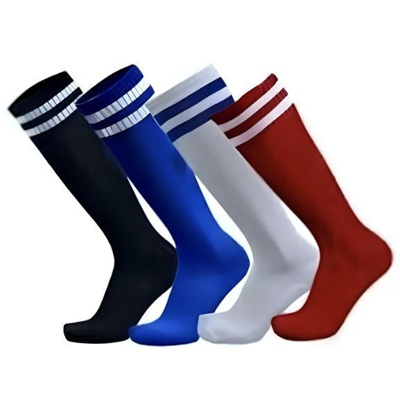 Kit 6 Par Meia Futebol Adulto Esportiva Meias Longas Antiderrapante Respirável Corrida Basquete